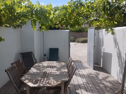 Patio privé sud Villa - 5 (2/4 pers) - Le Clos des Pins Rivedoux